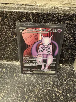Pokemon TCG Team Rockets Mewtwo EX 213/182 Ultra Rare Destined Rivals - Image 1