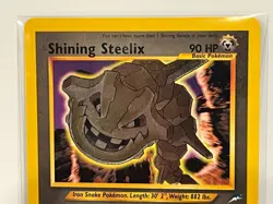 Vintage 2002 Pokemon TCG Neo Destiny SHINING STEELIX HOLO SECRET Rare 112/105 NM - Image 2