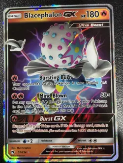 2018 Pokemon Blacephalon GX Ultra Rare SM Lost Thunder 52/214 LP TCG - Image 1