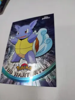 MINT/Nm Wartortle #08 Pokemon Topps Chrome Holo Foil TV Animation Vintage - Image 2