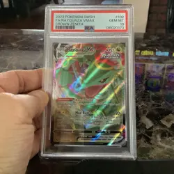 Pokemon TCG Rayquaza VMAX Crown Zenith 102/159 PSA 10 Gem Mint - Image 1