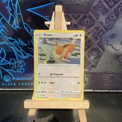 Pokemon TCG - Eevee SWSH190 Black Star Promo Holo - Image 1