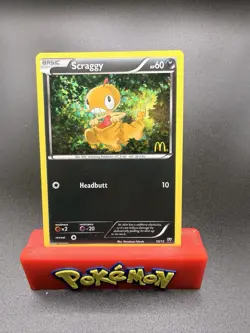 Scraggy McDonald's Promos 2012 10/12 Holofoil Near Mint - Image 1