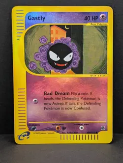 Gastly 109/165 Expedition Base Set Reverse Holo Rare Pokemon TCG Nintendo LP - Image 1