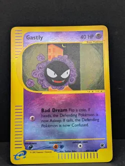 Gastly 109/165 Expedition Base Set Reverse Holo Rare Pokemon TCG Nintendo LP - Image 3