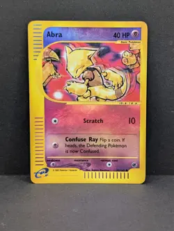Abra 093/165 Expedition Base Set Reverse Holo Rare Pokemon TCG Nintendo LP+ - Image 1