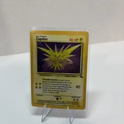 Zapdos - Holo - 15/62 Fossil Set - WOTC - Pokemon TCG - 1999 - Image 1