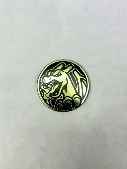 Pokemon TCG Sword & Shield Astral Radiance Jumbo Charizard Promo Gold Coin - Image 1