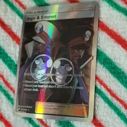 Pokemon Ingo & Emmet Full Art Ultra Rare Trainer Holo Team Up 176/181 Eng - Image 4