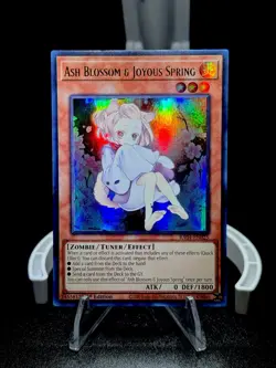 Ash Blossom & Joyous Spring (Alternate Art) (UR) RA04-EN025 Quarter Century... - Image 1