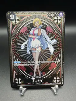 One Piece TCG Stussy (SP) OP07-085 A Fist of Divine Speed Foil - Image 1