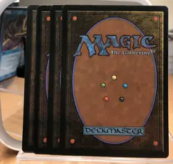 MtG card, 4x Binding Grasp, Ice Age blue enchant creature gain control - Image 2