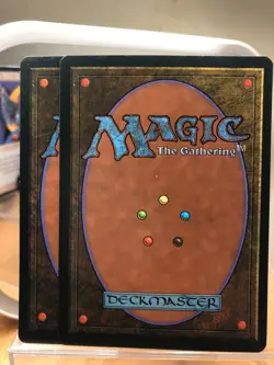 MtG card, 2x Blue Scarab, Ice Age enchant creature - Image 2