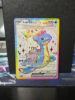 Lapras EX 158/142 Stellar Crown Special Illustration Rare Card - Image 2