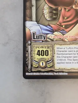 2005 One Piece CCG Pirate’s Ambition Luffy PR001 Shonen Jump Promo Card Vintage - Image 5