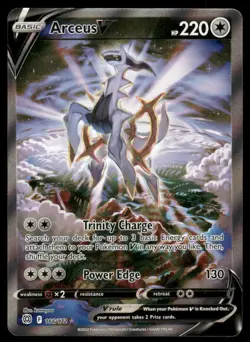 Pokemon Cards Arceus V 166/172 Brilliant Stars Rare Ultra - Image 1