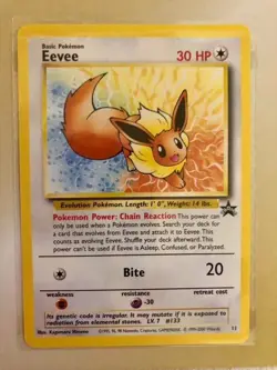 Eevee Mewtwo JR East Stamp Rally Promo 2000 Pokemon Card Japanese - Image 4