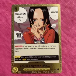 You'll Frighten Me... (OP14-118) Foil Event Seven Warlords One Piece Card Game - Image 1