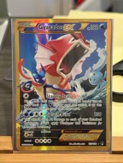 Pokemon Gyarados EX Secret Rare Holo Breakpoint 123/122 180 HP Card - Image 1
