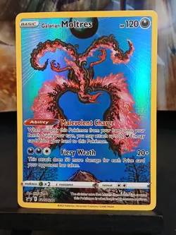 Galarian Moltres SWSH284 Promo Crown Zenith Pokemon Card - Image 2