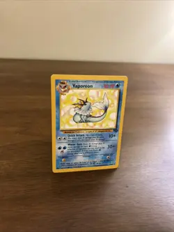 Pokemon TCG Vaporeon Jungle 28/64 Rare 1999 Wizards Base Set Non-Holo Card LP - Image 2