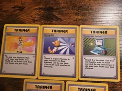 Pokemon Base Set Rare Trainer Lot Computer Search Super Energy Lass HP 5 Cards - Image 2
