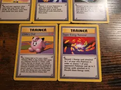 Pokemon Base Set Rare Trainer Lot Computer Search Super Energy Lass HP 5 Cards - Image 3