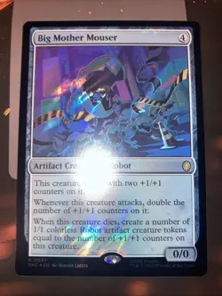 Big Mother Mouser (Surge Foil) Commander: Teenage Mutant Ninja Turtles Foil - Image 1