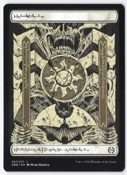 Plains - Full Art Normal L Phyrexia: All Will Be One 267 NM - Image 1