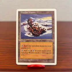 Vintage MTG Magic the Gathering Adarkar Wastes (410/460) Fifth Edition NM - Image 1