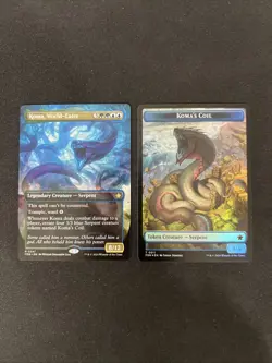 Koma, World-Eater (Borderless) Foundations Regular With Foil Token - Image 1