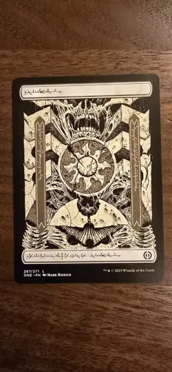 Plains (267) - Full Art Phyrexia: All Will Be One Regular Basic Land MTG NM - Image 1