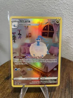Pokemon TCG: Altaria GG19/GG70 Full Art Ultra Rare Crown Zenith Gallery - LP - Image 1