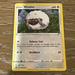 Pokemon Wooloo General Mills 25th Anniversary Holo Promo SWSH011 - Image 1