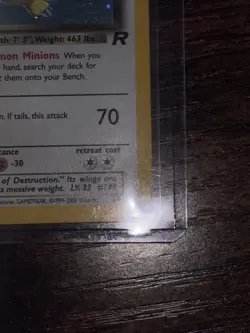 Pokemon TCG Dark Dragonite Holo Rare Card First Edition 5/82 - Image 2