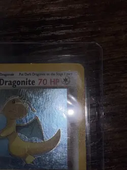 Pokemon TCG Dark Dragonite Holo Rare Card First Edition 5/82 - Image 3