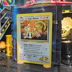 Lt. Surge's Raticate Gym Heroes Pokemon TCG 51/132 Unlimited Uncommon - Image 2