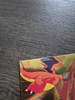 1999 Topps Pokemon Pikachu's Vacation Trapped Charizard Foil #51 - Has 3 Creases - Image 4