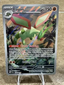 Flygon 101/094 Phantasmal Flames Holo Illustration Rare Pokemon English NM PFL - Image 2