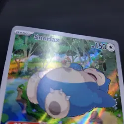 Pokemon TCG Snorlax 051 Promo Scarlet Violet Black Star Holo LP - Image 4