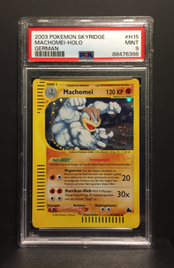 2003 Machomei Holo | Skyridge | PSA 9 Mint | deutsch | Machamp | Pokemon - Image 1