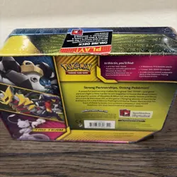 NEW Pokemon Melmetal & Lucario GX Tag Team Tin Power Partnerships 2019 SEALED - Image 2