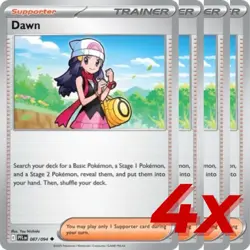 4x Dawn 087/094 Playset Trainer Phantasmal Flames Pokemon TCG - Image 1