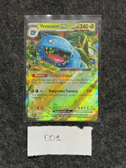 Venusaur ex, Charizard ex & Blastoise ex Scarlet & Violet 151 Set Pokemon - NM - Image 4