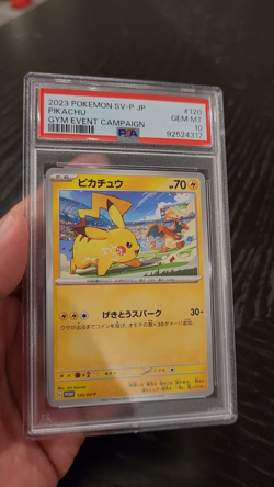 PIKACHU - PSA 10 - 2023 POKEMON SCARLET VIOLET PROMO JPN GYM EVENT CAMPAIGN #120 - Image 2