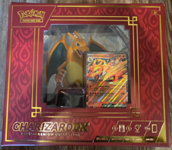 Charizard ex Super Premium Collection Figure + 3 Promo Cards Pokemon TCG Empty - Image 1