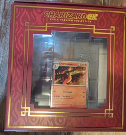 Charizard ex Super Premium Collection Figure + 3 Promo Cards Pokemon TCG Empty - Image 4
