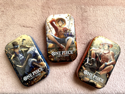 One Piece Card Game: Tin Pack Set (TS-02) - Art Set of 3 Mini Tins New Sealed - Image 1