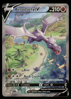 Pokemon Cards Aerodactyl V 180/196 Lost Origin Rare Ultra - Image 1