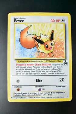 Eevee 11 JR Stamp Rally Promo 2000 Pokemon Card - Image 2